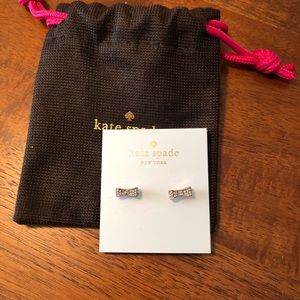 BWT Kate Spade bow earrings